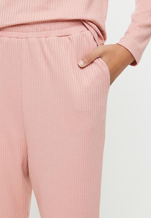 Superbalist - Rib sleep set - dusty pink