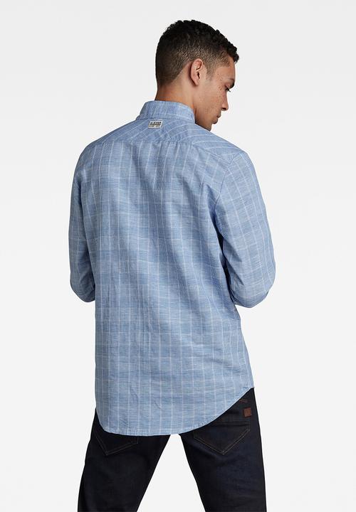 G-STAR - Marine service slim long sleeve shirt - blue