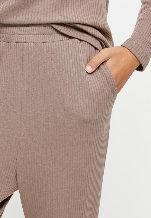 Superbalist - Rib sleep set - mocha