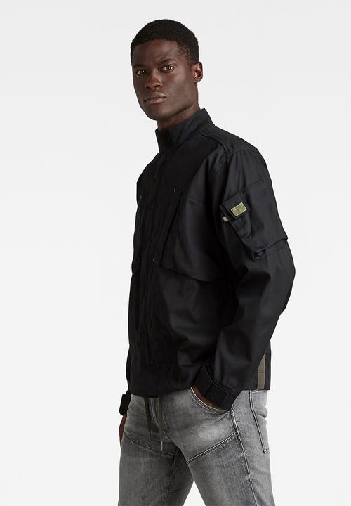 G-STAR - Sporty slanted pocket indoor jacket - black