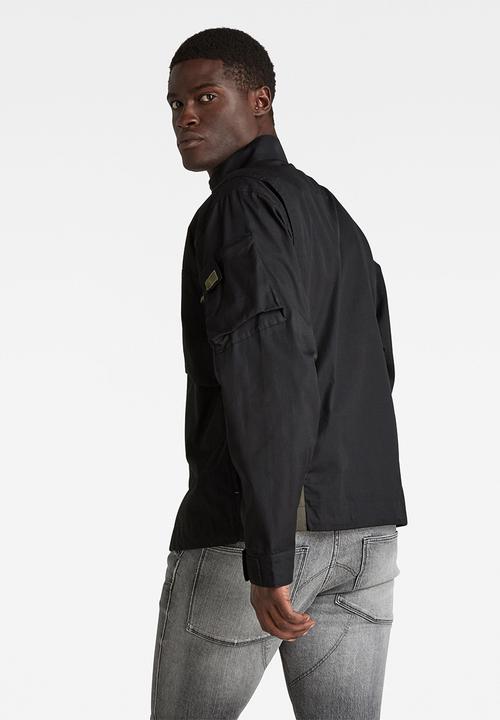 G-STAR - Sporty slanted pocket indoor jacket - black