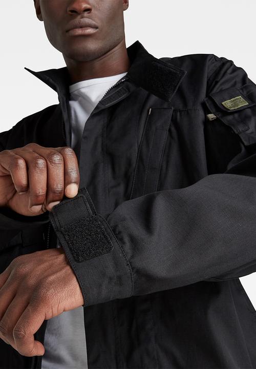 G-STAR - Sporty slanted pocket indoor jacket - black