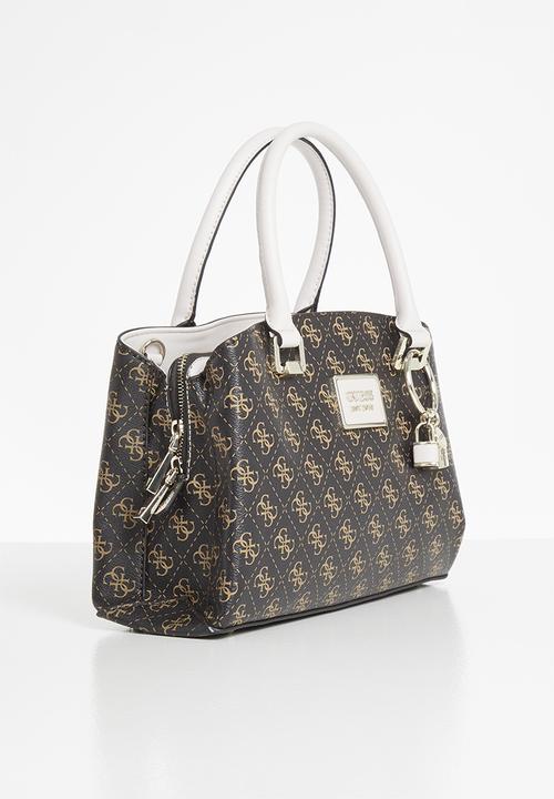 GUESS - Tyren girlfriend satchel - brown &  stone