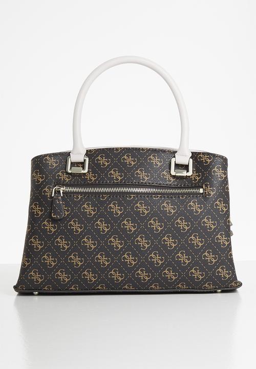 GUESS - Tyren girlfriend satchel - brown &  stone