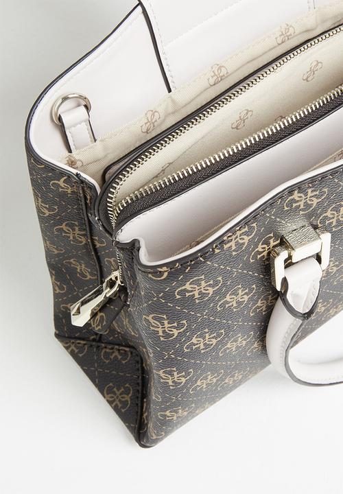 GUESS - Tyren girlfriend satchel - brown &  stone