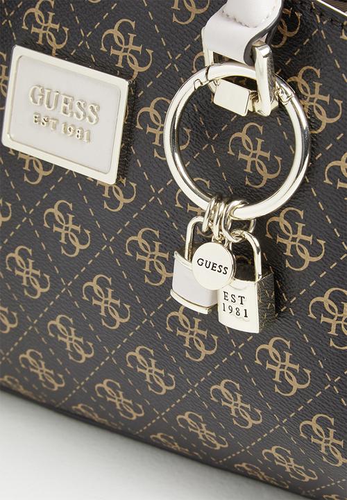 GUESS - Tyren girlfriend satchel - brown &  stone