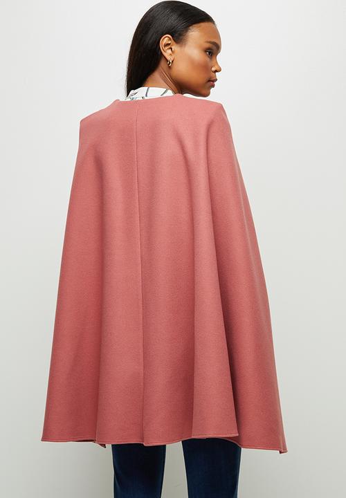 edit - Collared cape - pink
