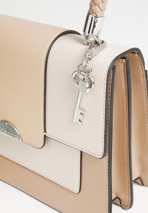 GUESS - Evelin top handle flap - blush
