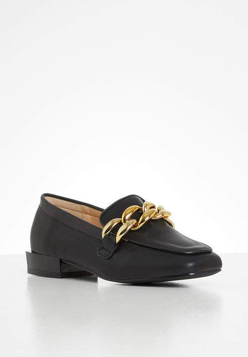 Z_Code_Z - Layla wider fit chain loafer - black