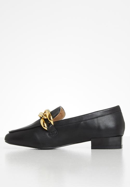 Z_Code_Z - Layla wider fit chain loafer - black