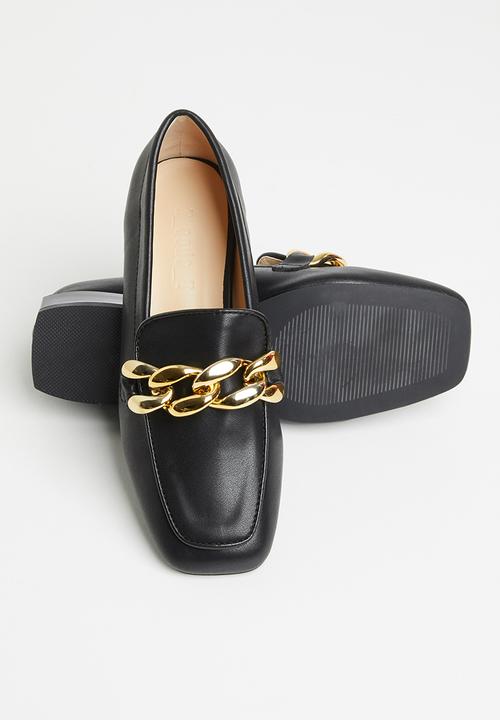 Z_Code_Z - Layla wider fit chain loafer - black