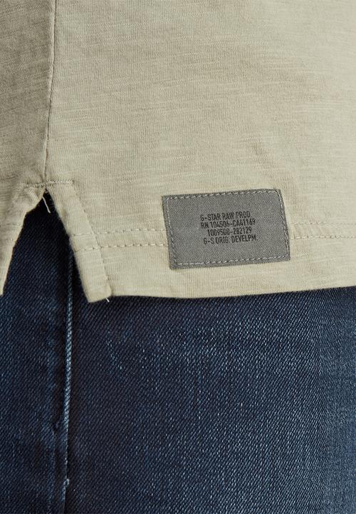 G-STAR - Military 3d woven pocket r tee - green