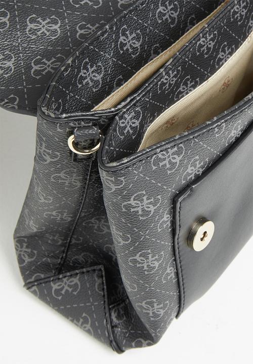 GUESS - Tyren top handle flap - coal