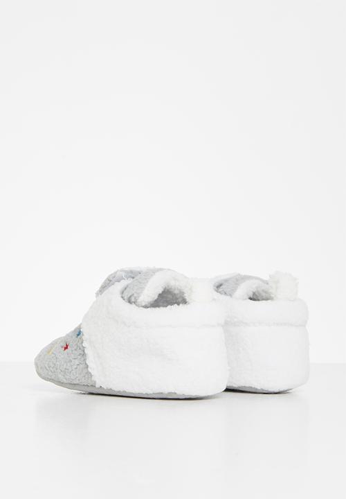 Pop Candy - Baby boys slippers - grey