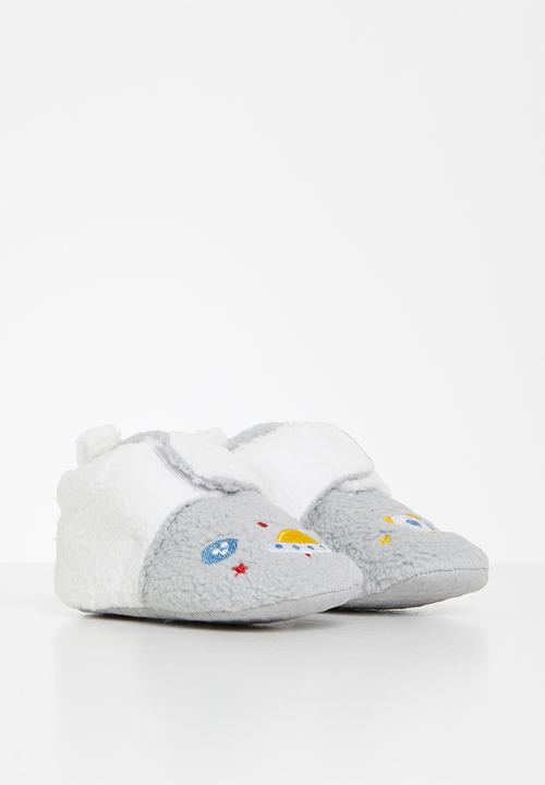 Pop Candy - Baby boys slippers - grey