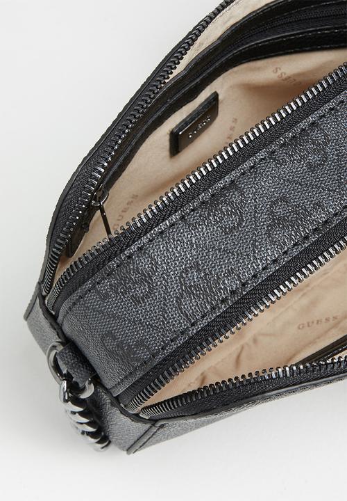 GUESS - Noelle crossbody camera - coal