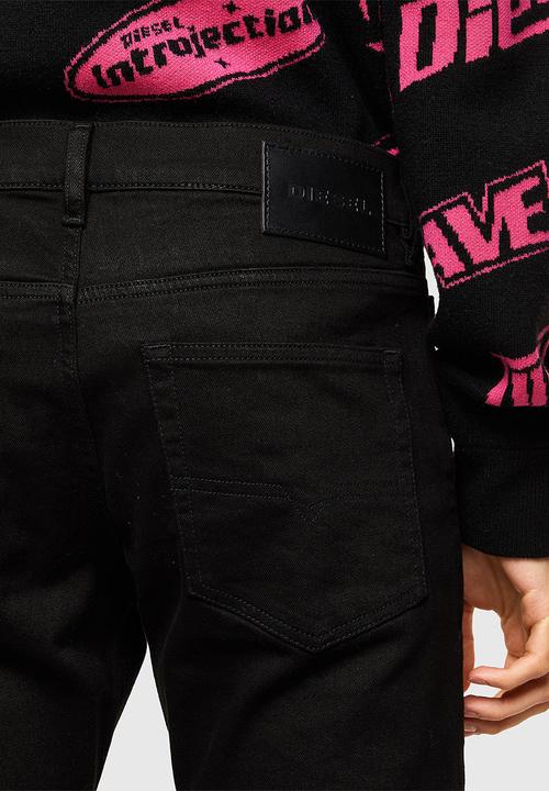 Diesel  - D-luster slim fit 5 pocket jeans - black