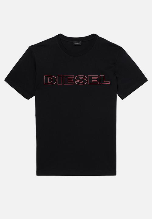Diesel  - Umlt-jake twopack t-shirt - black/white