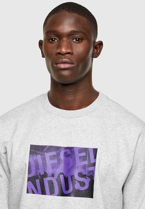 Diesel  - S-girk-k31 sweat-shirt - grey melange