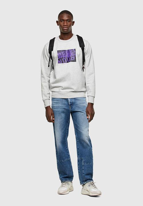 Diesel  - S-girk-k31 sweat-shirt - grey melange
