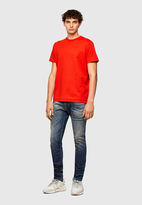 Diesel  - T-diamantik-new2 t-shirt - orange