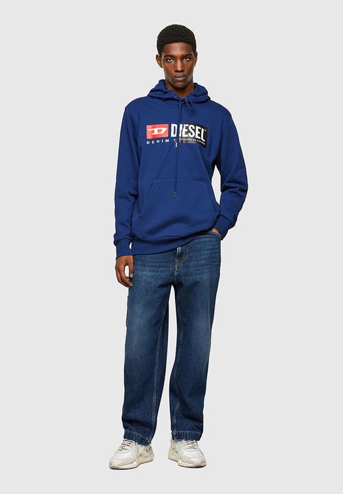 Diesel  - S-girk-hood-cuty sweat-shirt - navy
