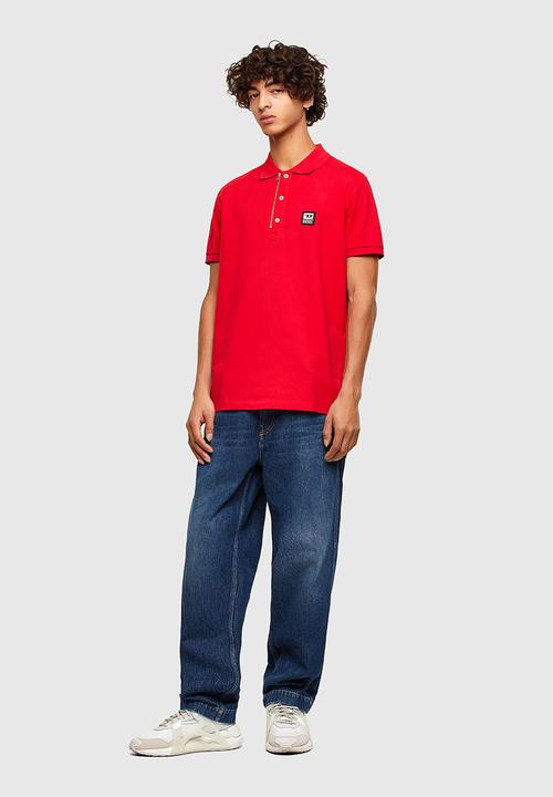 Diesel  - T-harry polo shirt - red