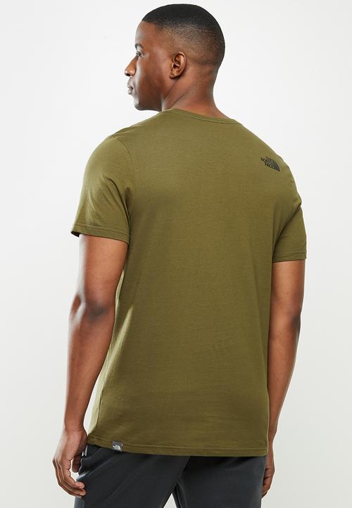 The North Face - Short sleeve woodcut dome tee - green 