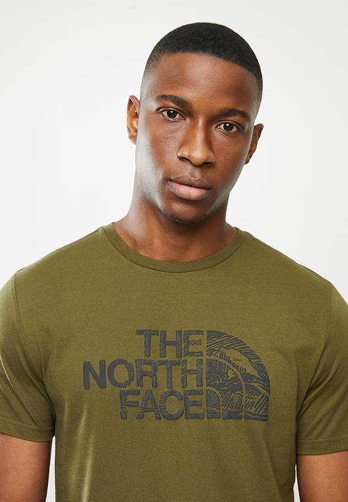 The North Face - Short sleeve woodcut dome tee - green 