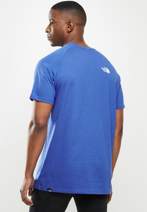 The North Face - Short sleeve raglan redbox tee - blue