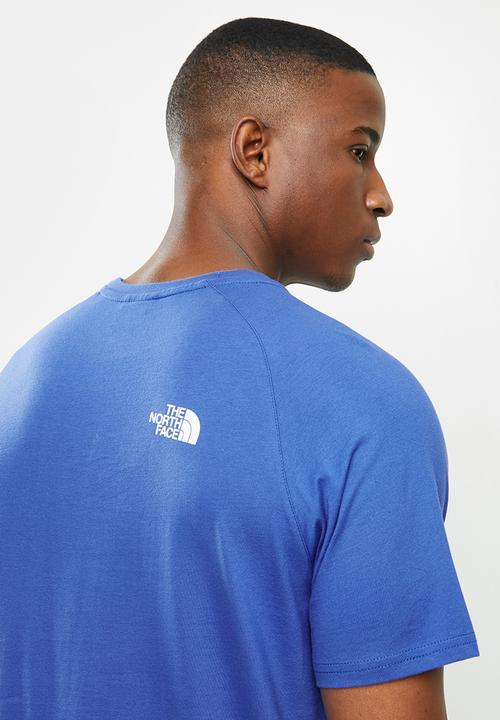 The North Face - Short sleeve raglan redbox tee - blue