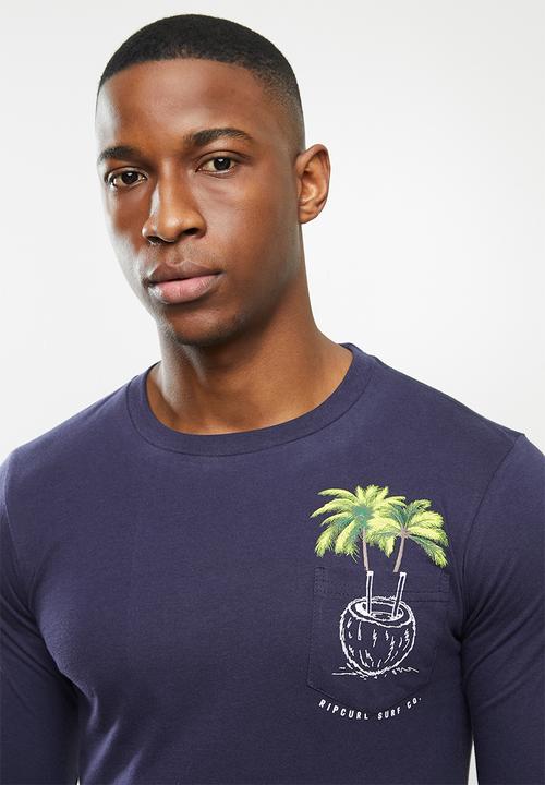 Rip Curl - Palms long sleeve tee - navy