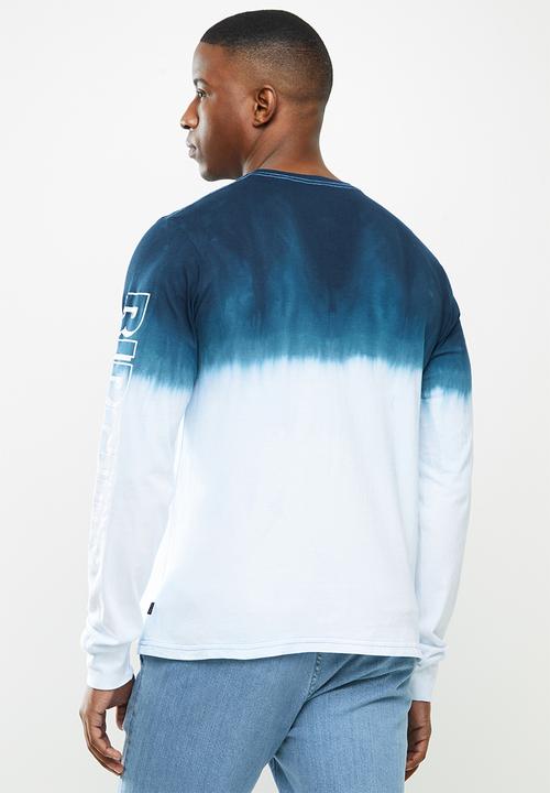 Rip Curl - Dip dye long sleeve tee - blue 