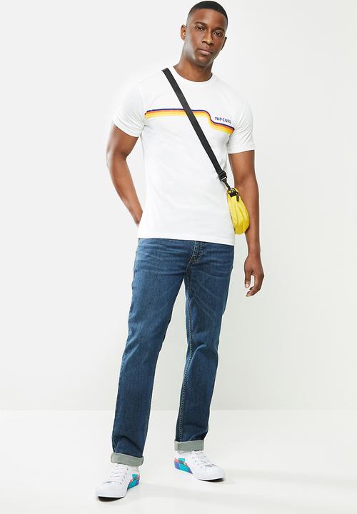 Rip Curl - Surf revival stripe tee - white