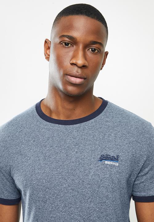 Superdry. - Ol ringer tee - blue