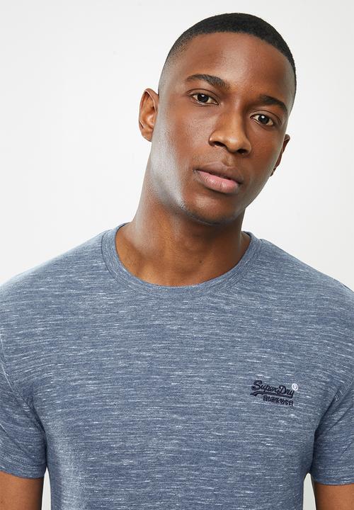 Superdry. - Ol vintage embroidered tee - light blue