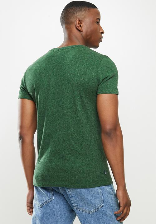 Superdry. - Ol vintage embroidered tee - emerald