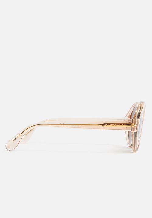 Vogue Eyewear - Vogue x mbb irregular sunglasses - transparent peach