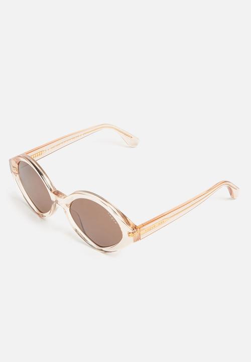 Vogue Eyewear - Vogue x mbb irregular sunglasses - transparent peach
