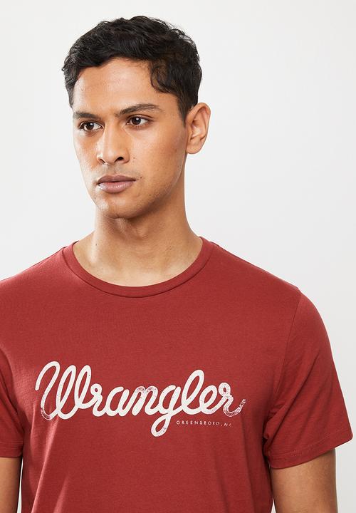 Wrangler - Classic tee - red