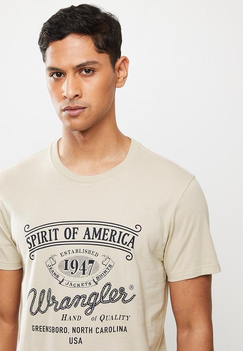 Wrangler - Spirit of america tee - stone