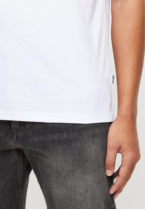 Wrangler - Mountain scope tee - white
