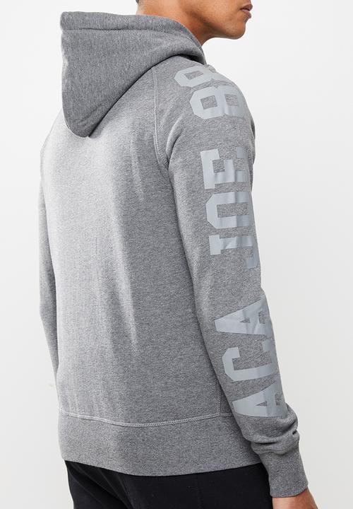 Aca Joe - Aca joe fleece zip through hoody - grey