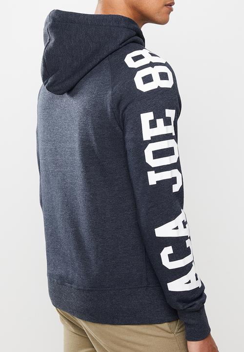 Aca Joe - Aca joe fleece zip through hoody - navy