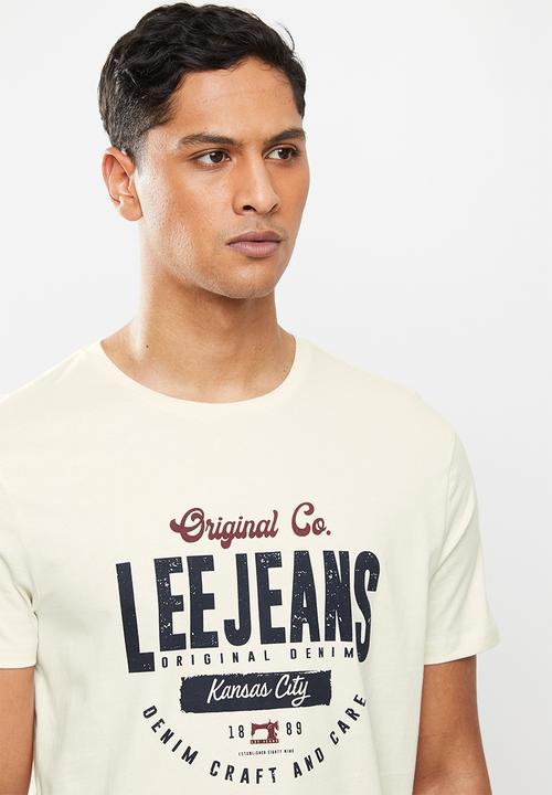 Lee  - Kansas city tee - off white
