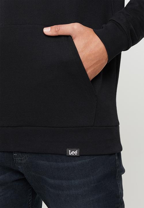 Lee  - Original denim hoodie - black