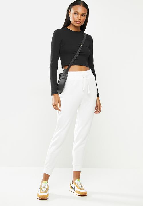 MANGO - T-shirt annita - black