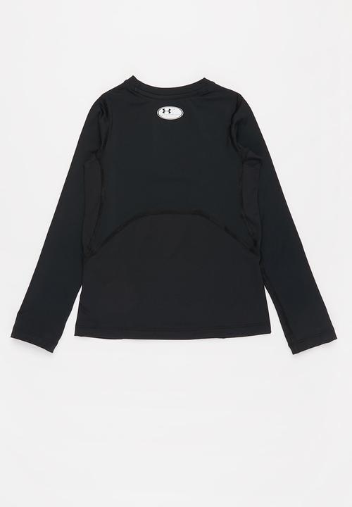 Under Armour - Ua boys hg long sleeve tee - black
