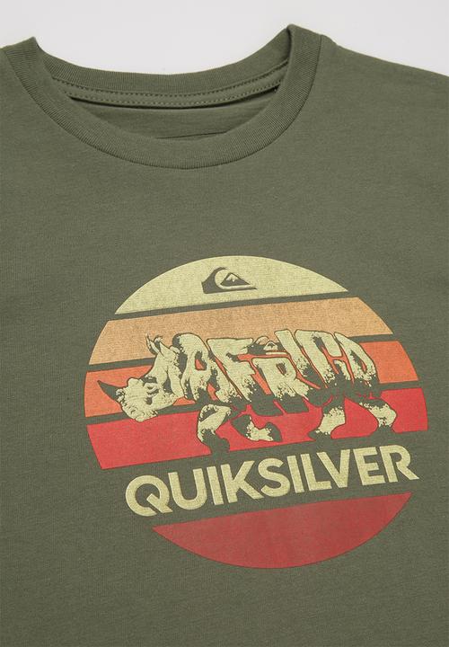 Quiksilver - Africa traveller boy short sleeve tee - green