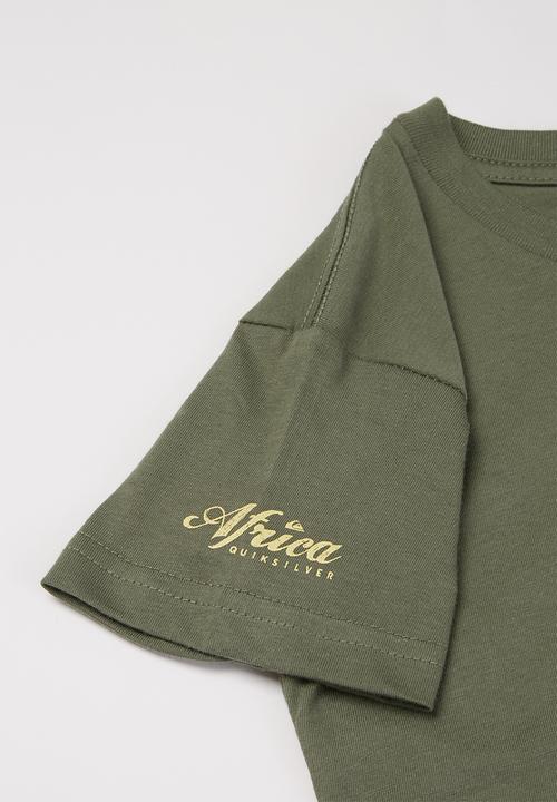 Quiksilver - Africa traveller boy short sleeve tee - green